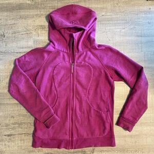 Lululemon Scuba Hoodie Sz 12 Fuschia Pink